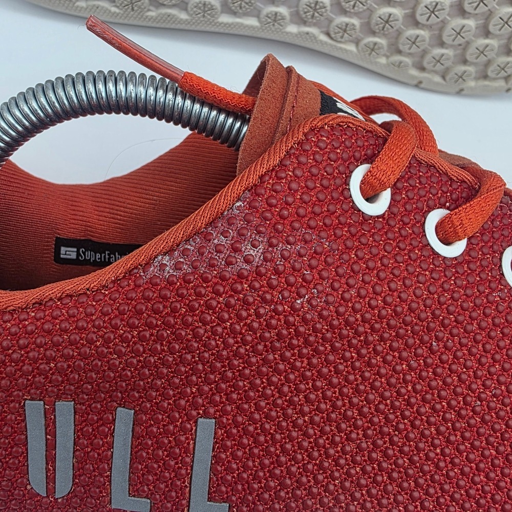 NOBULL Shoes Mens Size 11 Red Trainer Athletic Superfabric CrossFit Gym Sneakers - Picture 3 of 10